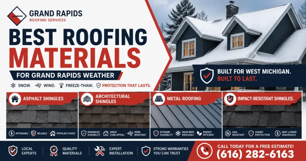 Best Roofing Materials for Grand Rapids Weather