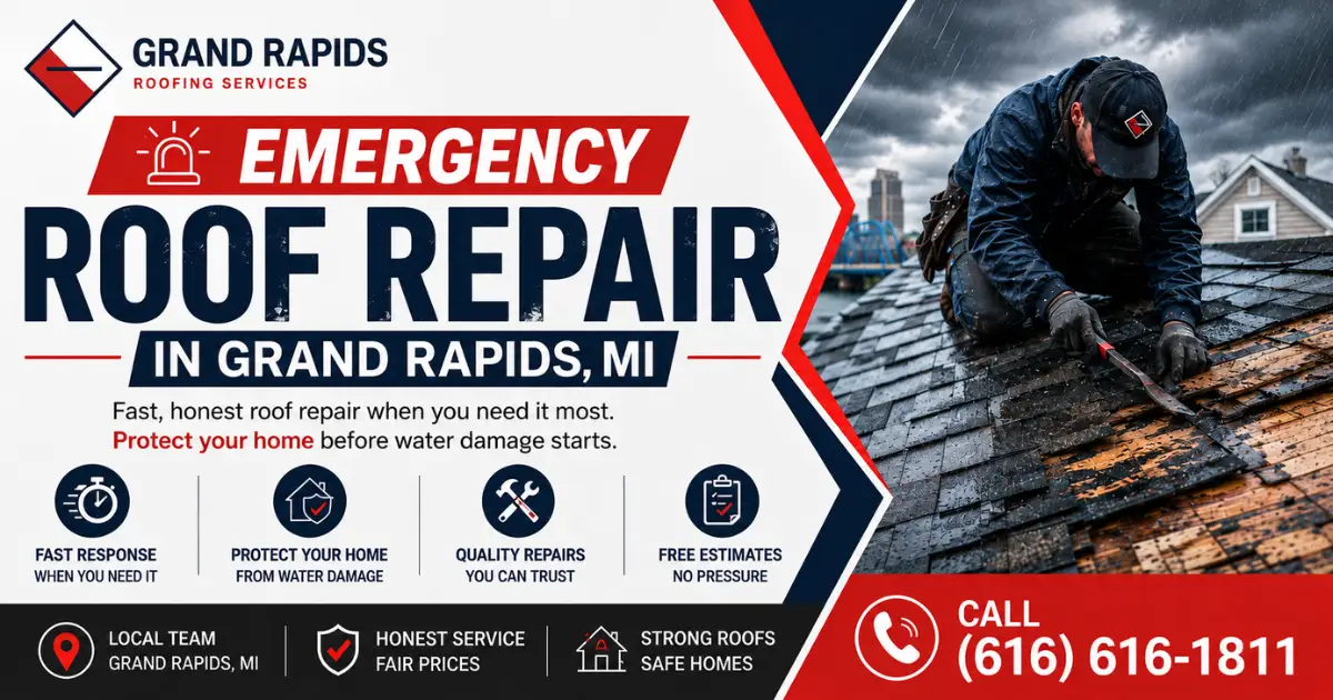 Emergency Roof Repair in Grand Rapids, MI