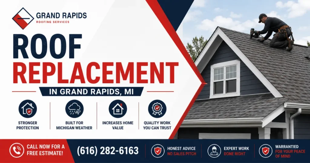 Roof Replacement in Grand Rapids, MI