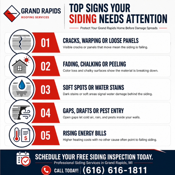 Signs Your Grand Rapids, MI Home Needs New Siding